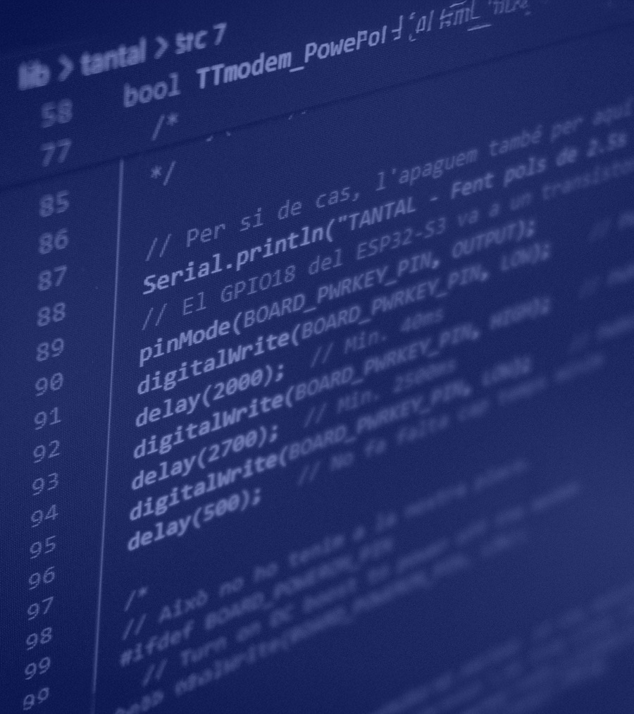 Desenvolupament de firmware a Tàntal Electrònica