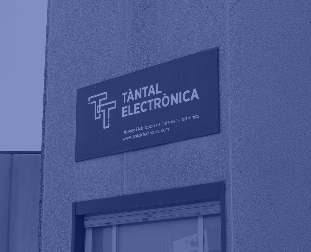 Façana de les oficines de Tàntal Electrònica